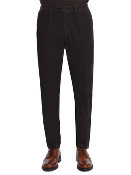 Pantaloni Devore Incipit Fustagno Marrone