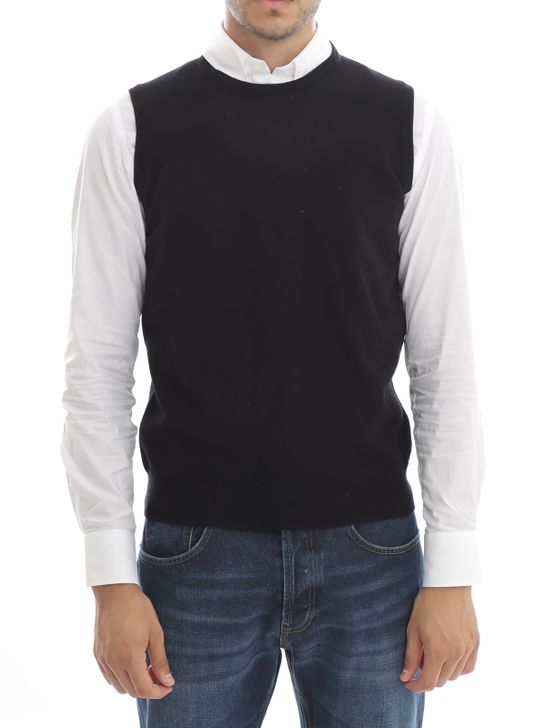 gilet-filippo-de-laurentiis-nero-gc1sm-wc12r-990-6fe691
