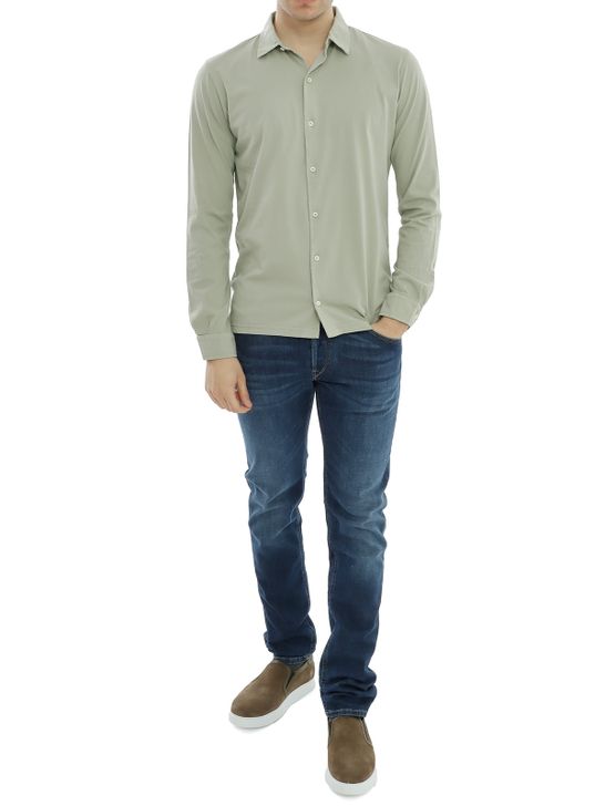 camicia-blker-jersey-verde-6501-sage