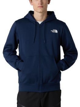 Felpa The North Face Simple Dome Full Zip Blu