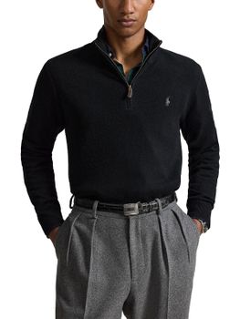 Maglia Polo Ralph Lauren Quarter Zip Nero