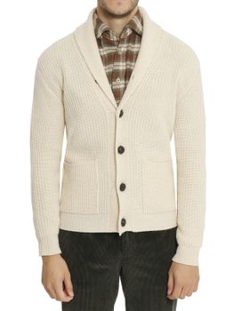 Cardigan Rakkì Sciallato Bianco