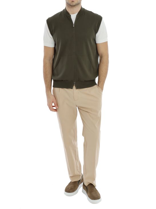 vest-filippo-de-laurentiis-bomber-green