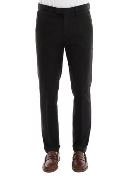 Pantaloni Briglia 1949 Micro Canvas Nero
