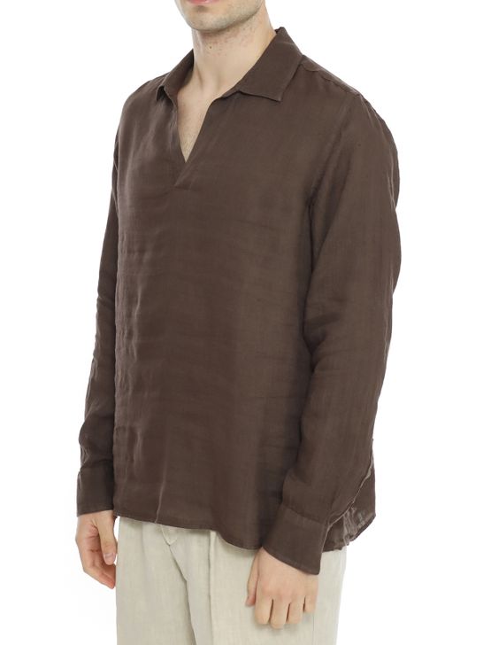 polo-shirt-mc2-saint-barth-ventotene-brown