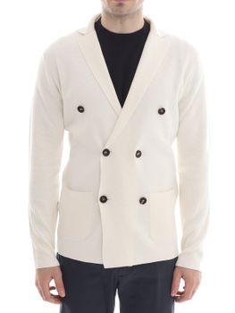 Giacca Filippo De Laurentiis Crepe Bianco
