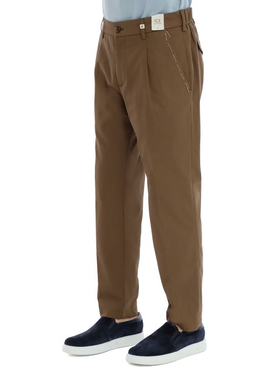 pantaloni-myths-ice-cotton-marrone-25m18ela77-81
