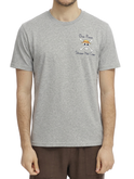 t-shirt mc2 saint barth portland grey
