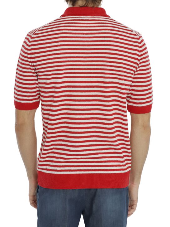 polo-gallia-righe-rosso-north-90