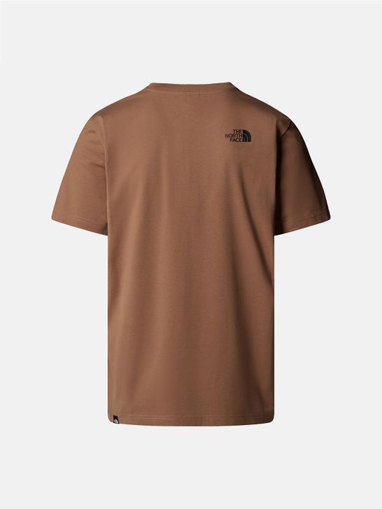 t-shirt-the-north-face-fine-tee-brown