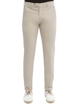 Trousers Briglia 1949 Micro Canvas Beige