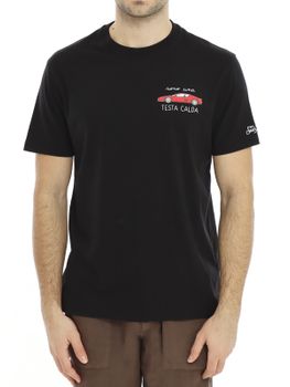 T-Shirt MC2 Saint Barth Stampata Nero