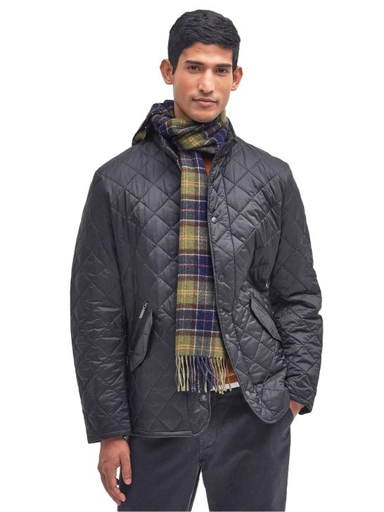 scarf-barbour-tartan-green