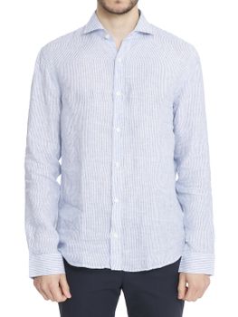 Shirt Brooks Brothers Linen White/Blue