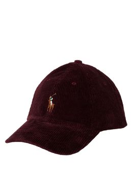 Ball Cap Polo Ralph Lauren Corduroy Bordeaux