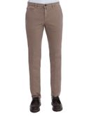 pantaloni briglia 1949 tintura ice marrone