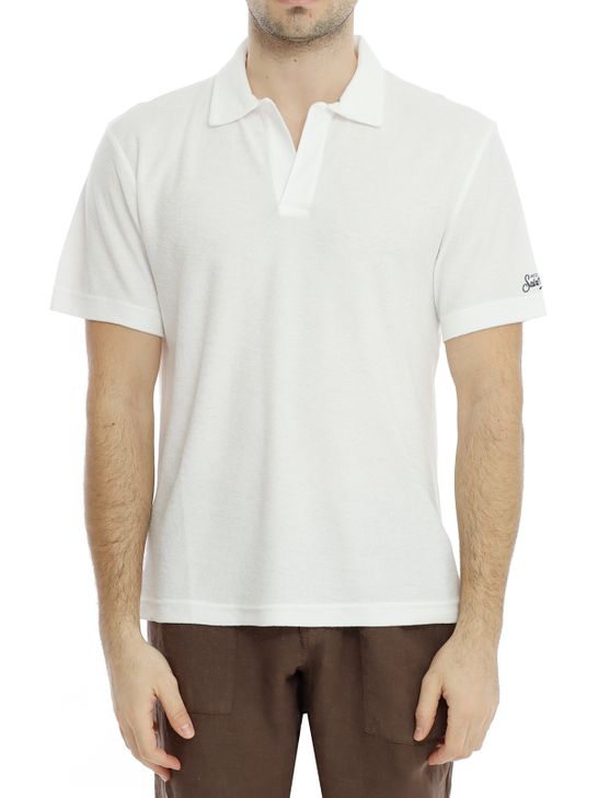 polo-shirt-mc2-saint-barth-terry-white