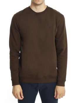 Felpa Dondup Logo Marrone