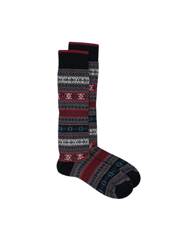 socks-in-the-box-jaquard-grey