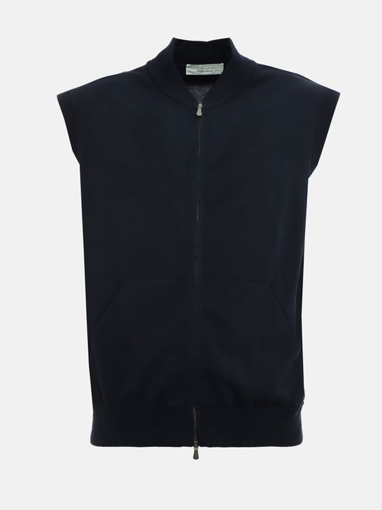 gilet-filippo-de-laurentiis-bomber-blu-bz1sm2at-cr12r-890