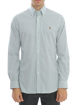 Camicia Polo Ralph Lauren Pinpoint Verde