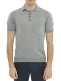 polo shirt rakkì pocket grey