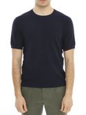t-shirt kangra cotton-linen blue