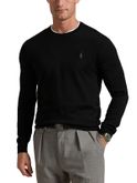 maglia polo ralph lauren washable wool nero