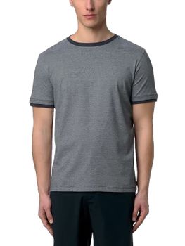 T-Shirt K-Way Odom Stretch Co Stripes Blu