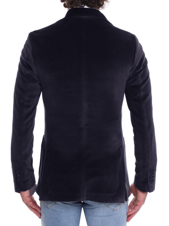 blazer-circolo-1901-velour-blue