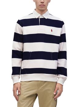 Felpa Polo Ralph Lauren Rugby Bianco/Blu
