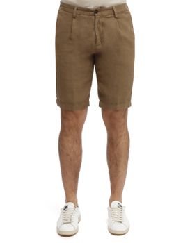 Bermuda Devore Incipit Lino Marrone