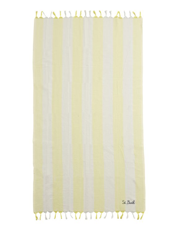 beach-towel-mc2-saint-barth-foutas-light-yellow
