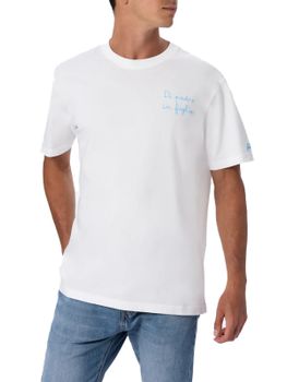 T-Shirt MC2 Saint Barth Stampata Bianco