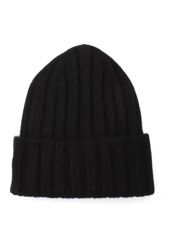 Cappello a coste 100% Cashmere Rosso
