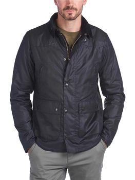 Giubbino Barbour Reelin Wax Blu
