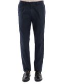trousers devore incipit cotton blue