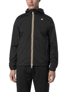 Giubbino K-Way Jack Stretch Nylon Jersey Nero