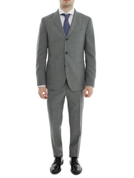 Abito Boglioli Milano Rustic Wool Grigio