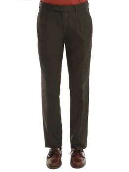 Pantaloni Devore Incipit Micro Resca Marrone