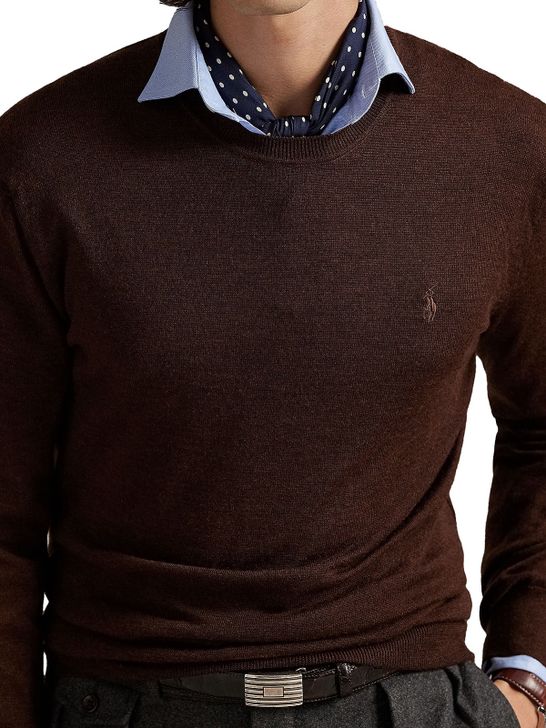 maglia-polo-ralph-lauren-washable-wool-marrone-710946143-011