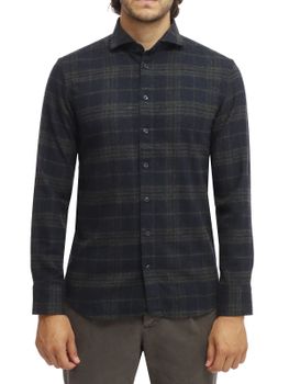 Camicia Bastoncino Check Blu