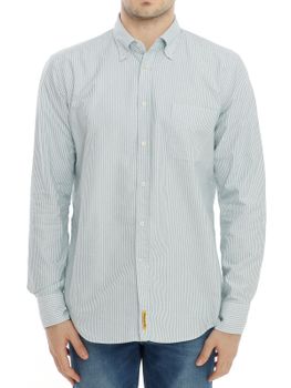 Camicia B.D. Baggies Oxford Bianco/Verde
