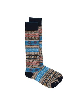 Socks In The Box Jaquard Beige