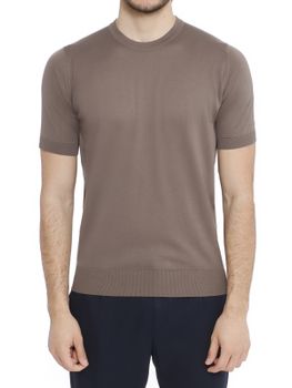 Maglia John Smedley Kempton Marrone