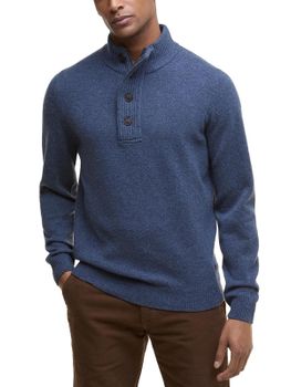 Maglia Barbour Half Zip Azzurro