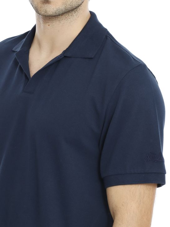 polo-shirt-mc2-saint-barth-linen-blue