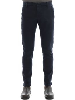 Trousers Dondup Gabardine Blue