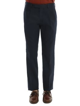 Pantaloni Devore Incipit Micro Resca Blu