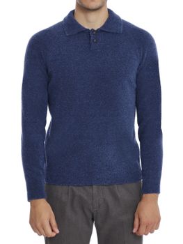 Polo Shirt Gallia Terry-Effect Blue